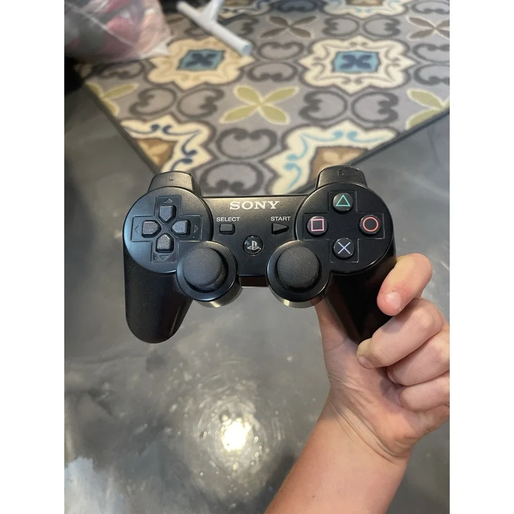 Sony PlayStation 3 DualShock 3 Sixaxis Controller, Black Ps3